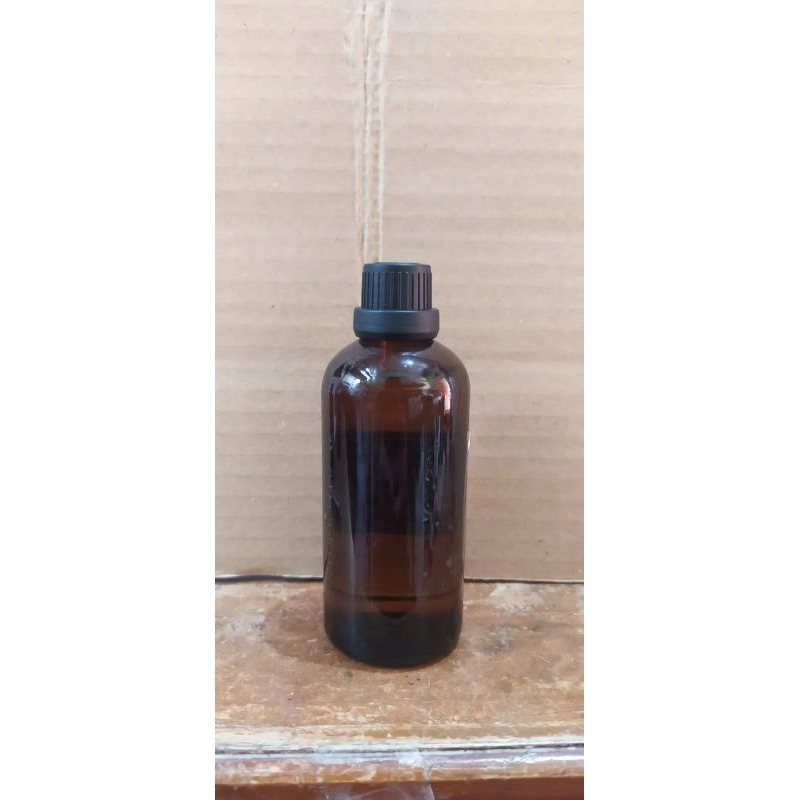 Botol Kaca 100ml _ Botol Kaca Coklat Tetes