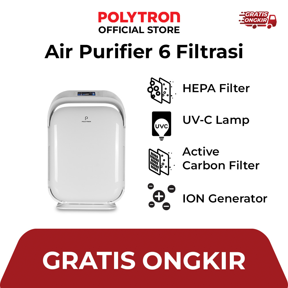 Polytron PAP-168 Air Purifier 60m² HEPA H13 Putih