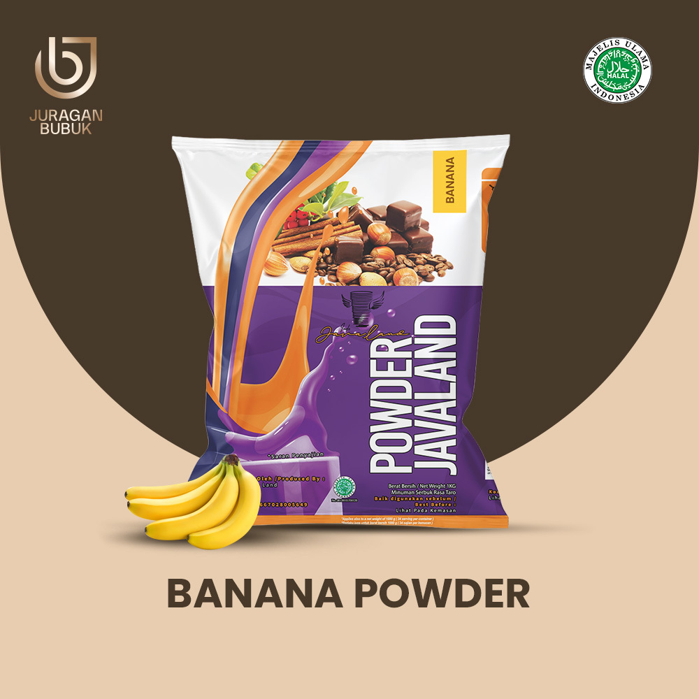 

Banana Powder Drink Bubuk Minuman rasa Pisang Banana 1kg Javaland