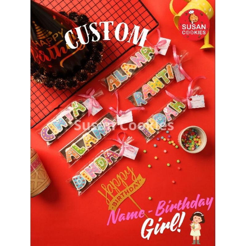 

Cookies Custom (Name-Birthday Girl)