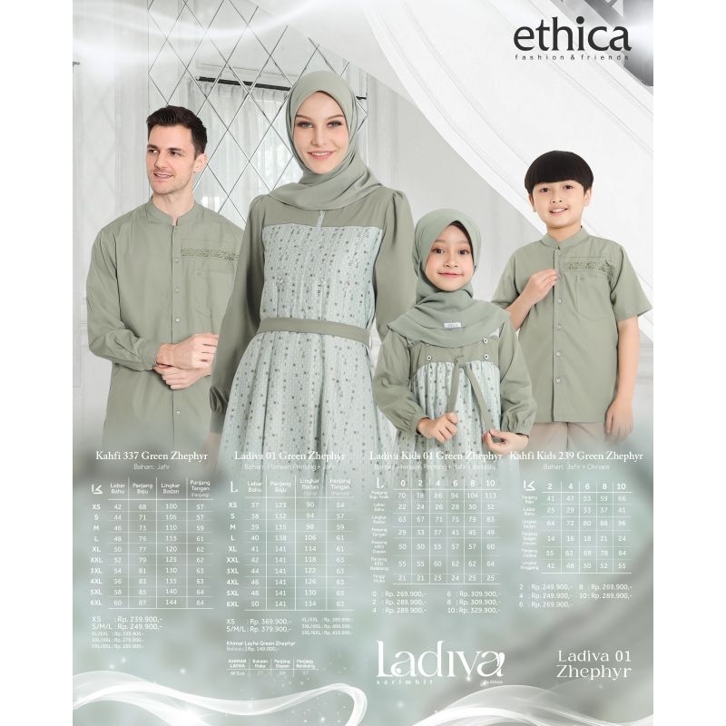 SARIMBIT ETHICA LADIVA 01 GREEN ZEPHYR