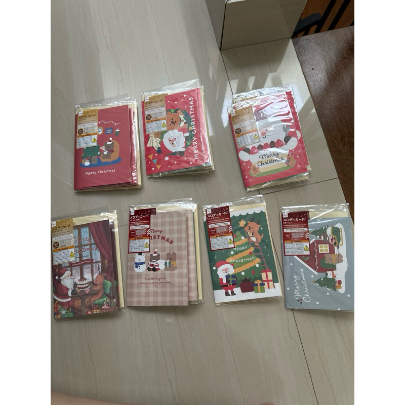 Kartu natal christmas greeting card musik merry christmas