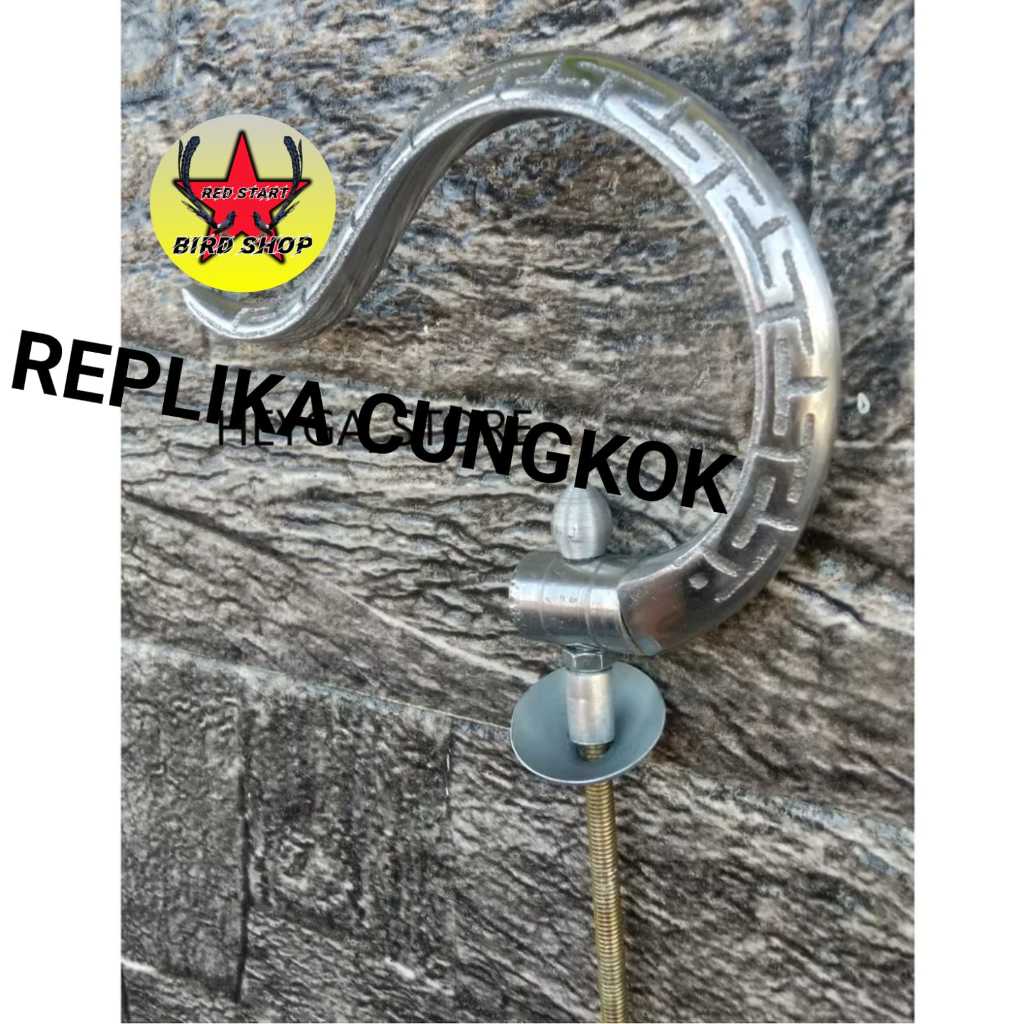 GANTUNGAN LIPAT CUNGKOK VIRAL STAINLESS SANGKAR BURUNG MURAI LOVEBIRD KOTAK BRANJANGAN PREMIUM