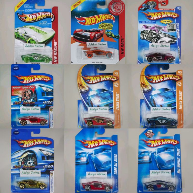 hotwheels hot wheels split decision track patrol stars hw race high speed wheels 40th anniversary 19