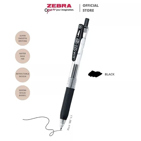 

pulpen zebra sarasa clip