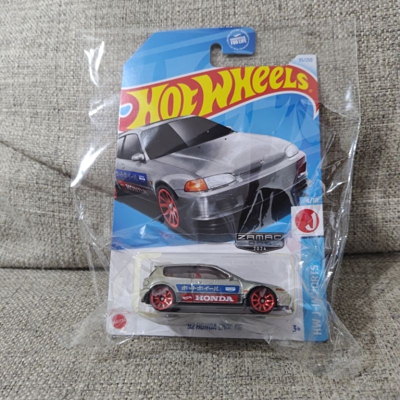 Hotwheels 92 Honda Civic EG Zamac