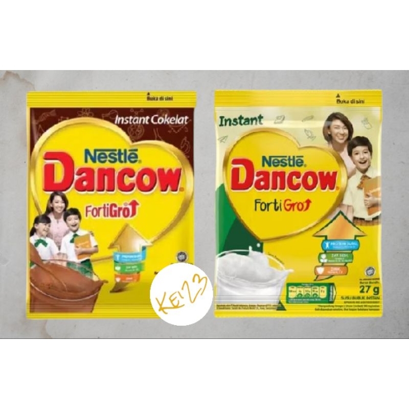 

Dancow Fortigro Coklat/Instan sachet