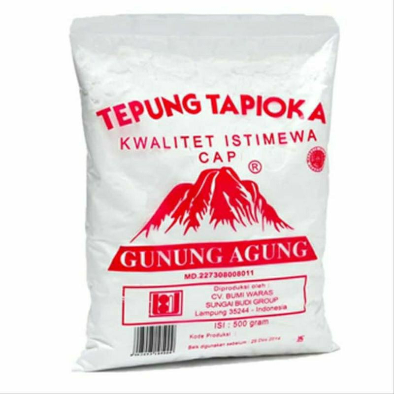 

500gram Tepung Tapioka/Sagu/Aci Cap Gunung Agung