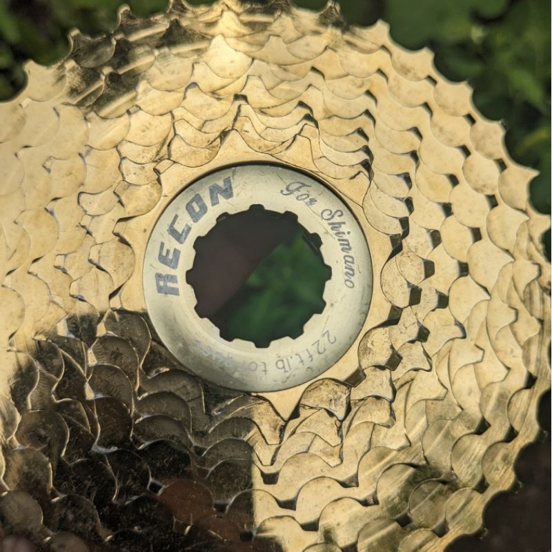 Sprocket Recon Shimano 9 speed Titanium Original Langka