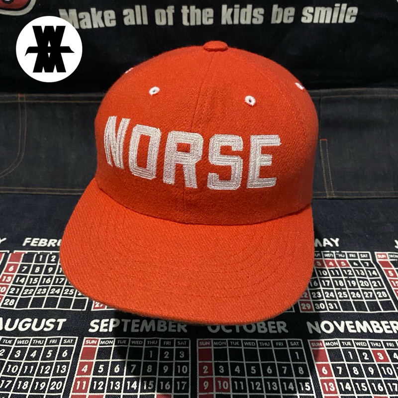 Norse Wool Fitted Ball Cap Oren Lingkar Kepala 58-59 No tag  Mungkin norse project