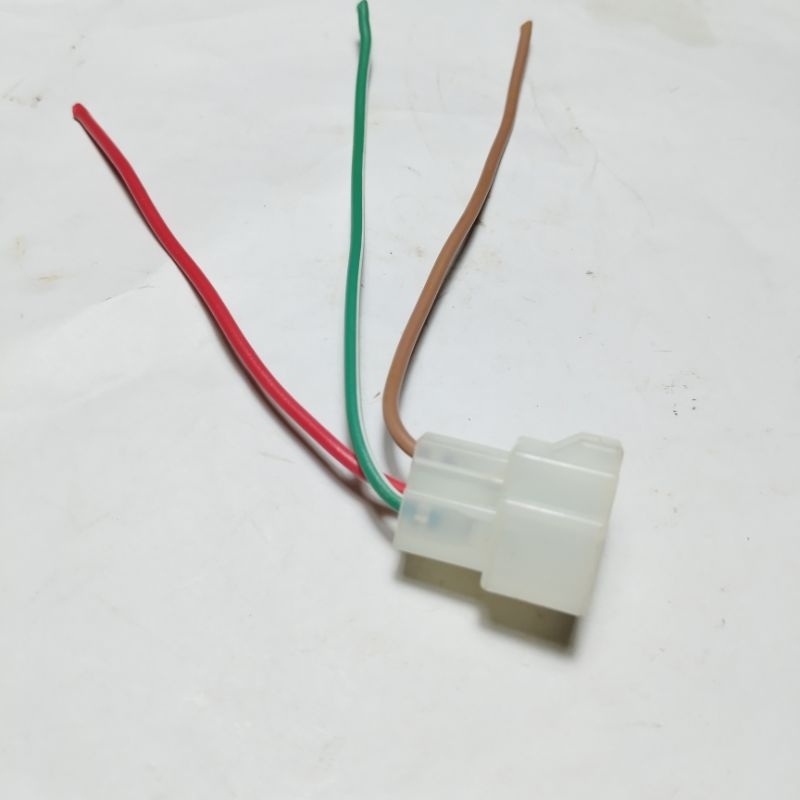 Potongan Kabel Soket Spull Yamaha Vixion Old Pnp Soket Kunci Kontak Pin 3. (JANTAN)