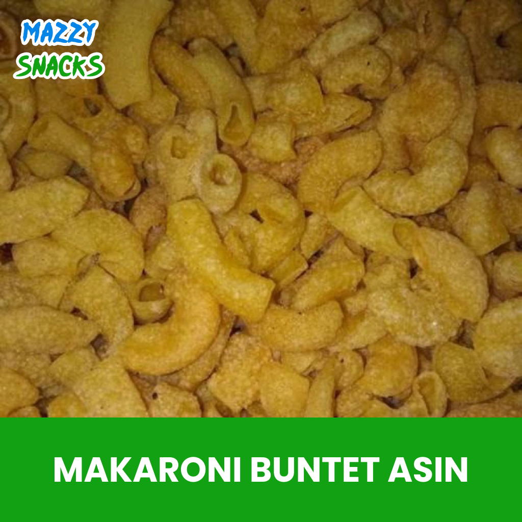 

Makaroni Buntet Asin & Pedas Balado 1Kg