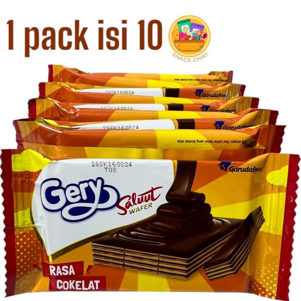 

GERRY SALUT WAFFER COKLAT 50g ISI 10 PCS