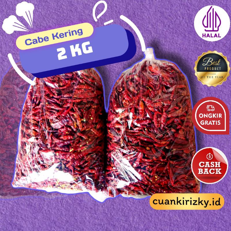 

cabe Kering 2 kg kualitas super