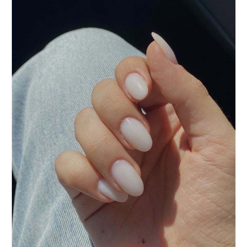 MILKY WHITE NAILS / PRESS ON NAILS MILKY WHIT / KUKU PALSU PUTIH SUSU