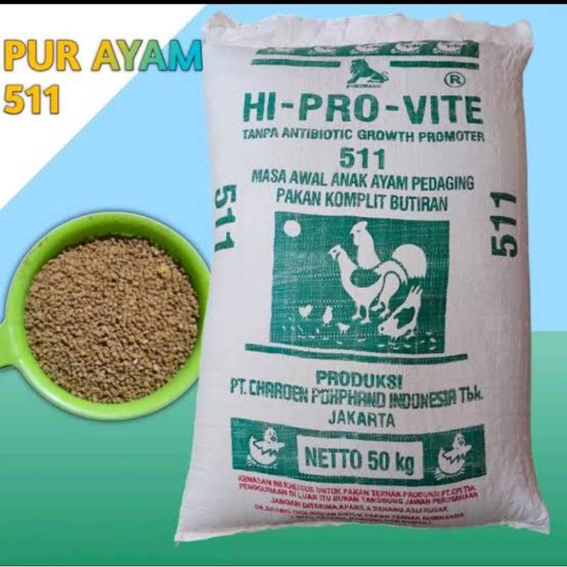 Kosentrat 511 pakan ayam ,untuk pengemukan