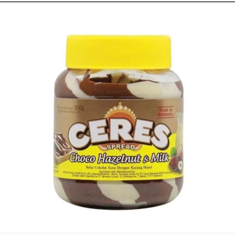 

SELAI CERES SPREAD CHOCO HAZELNUT & MILK 350 GR