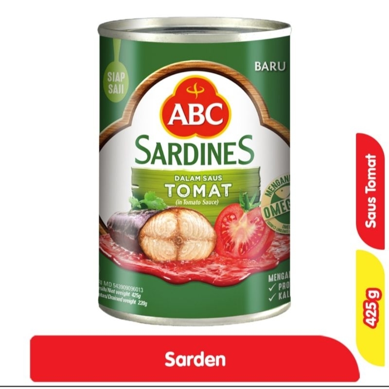 

ABC Sarden Saus Tomat 425g GRATIS ONGKIR!!