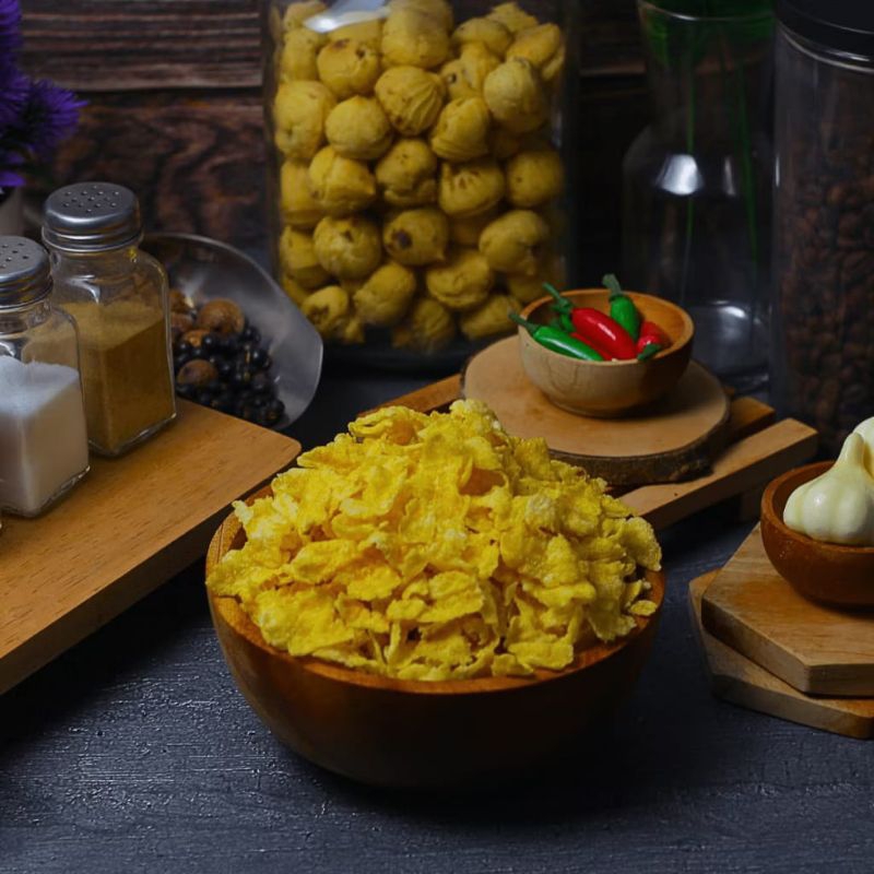 

Emping Jagung Geprek Original Asin Gurih READY free bublewrap