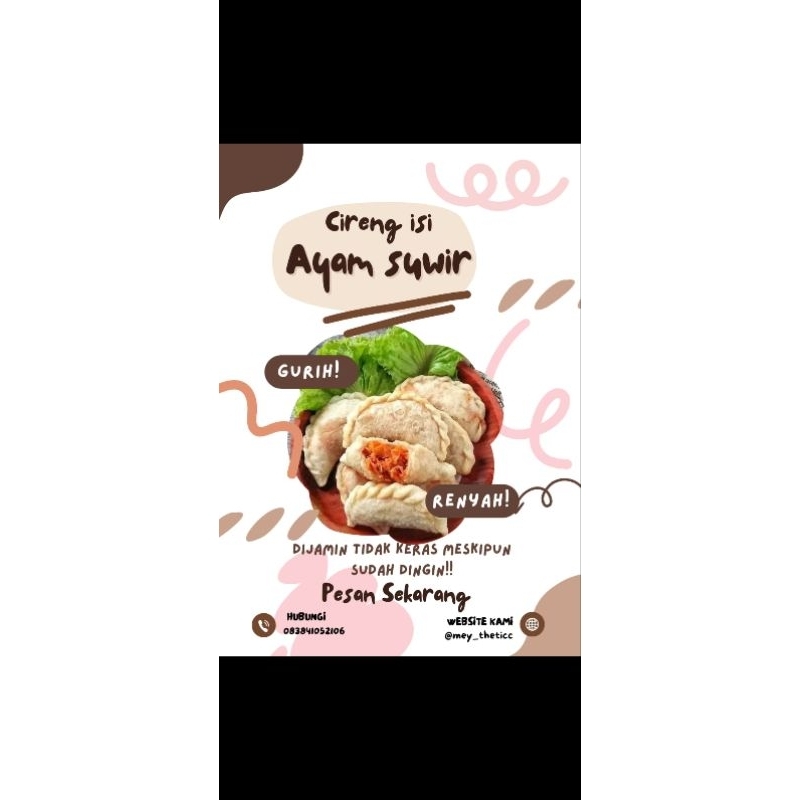 

cireng isi ayam suwir