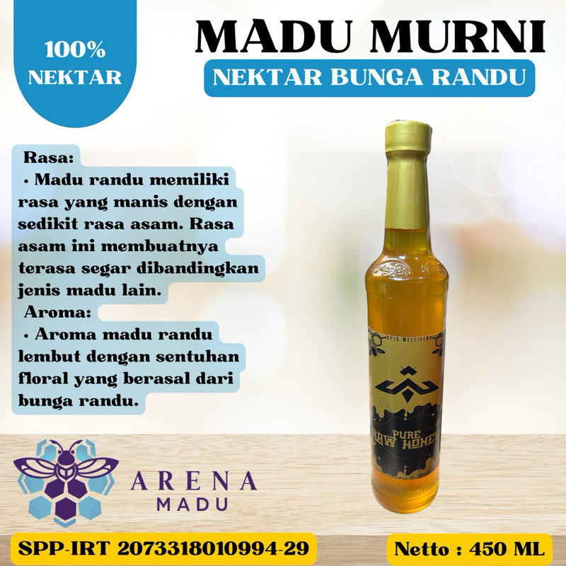 

RAW HONEY RANDU-Madu Asli dari Nektar Bunga Randu murni