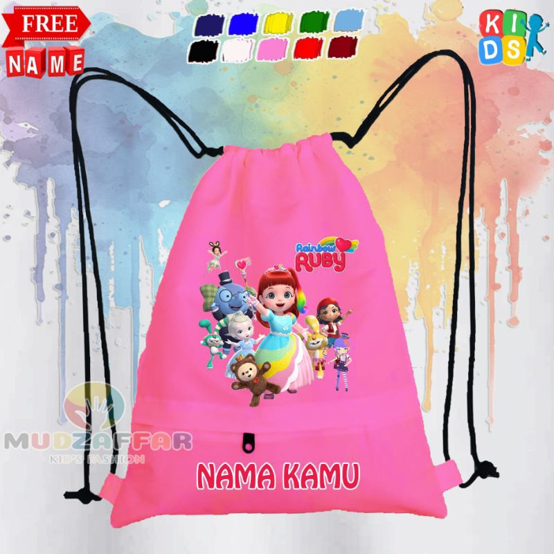 TAS RANSEL SERUT ANAK TK PAUD SD SMP RAINBOW RUBY RANSEL SERUT ANAK RAINBOW RUBY