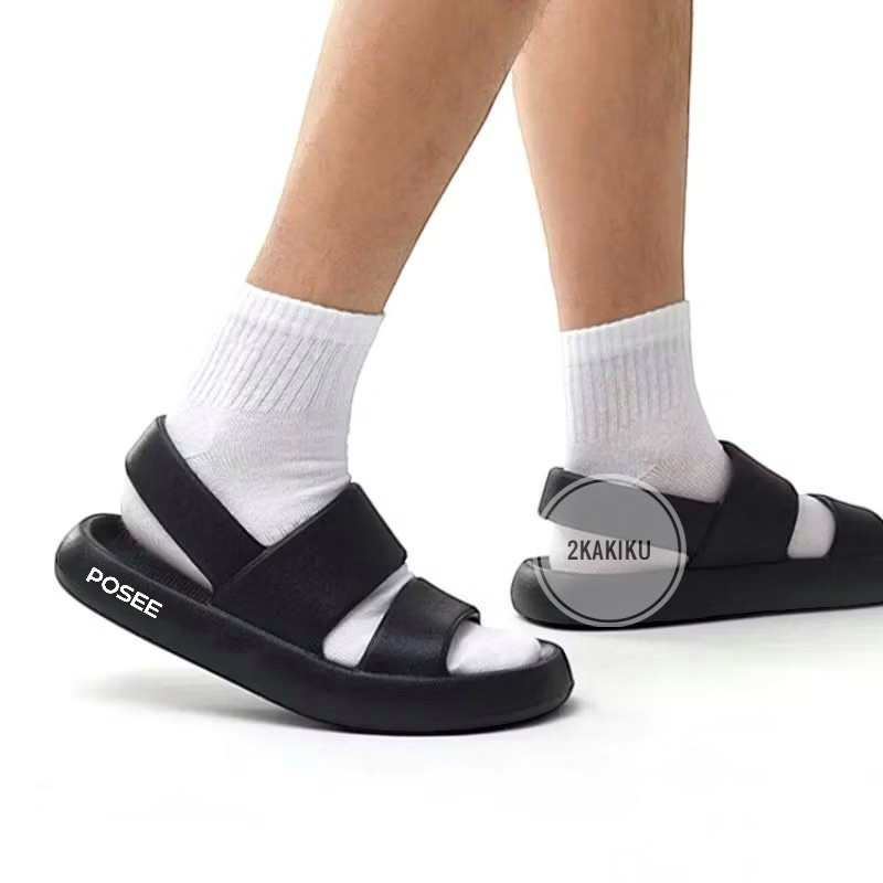 SANDAL FASHION WANITA SENDAL POSEE TERBARU SANDAL KARET JELLY