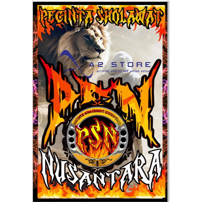 TERBARU BENDERA  SHOLAWAT GIANT FLAG PECINTA SHOLAWAT NUSANTARA