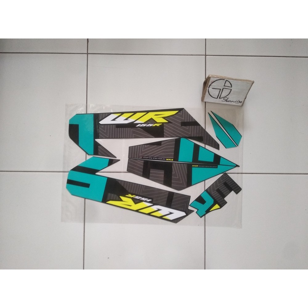 Striping Sticker Lis Standart Yamaha WR155R WR 155R 2022 2023 Hitam Original