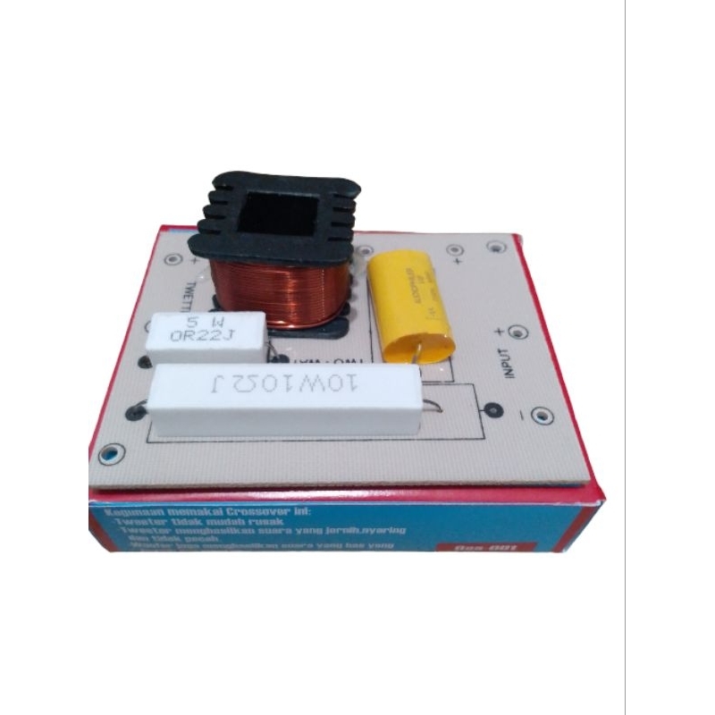 crossover 2 way tweeter + woofer,crossover sound system original