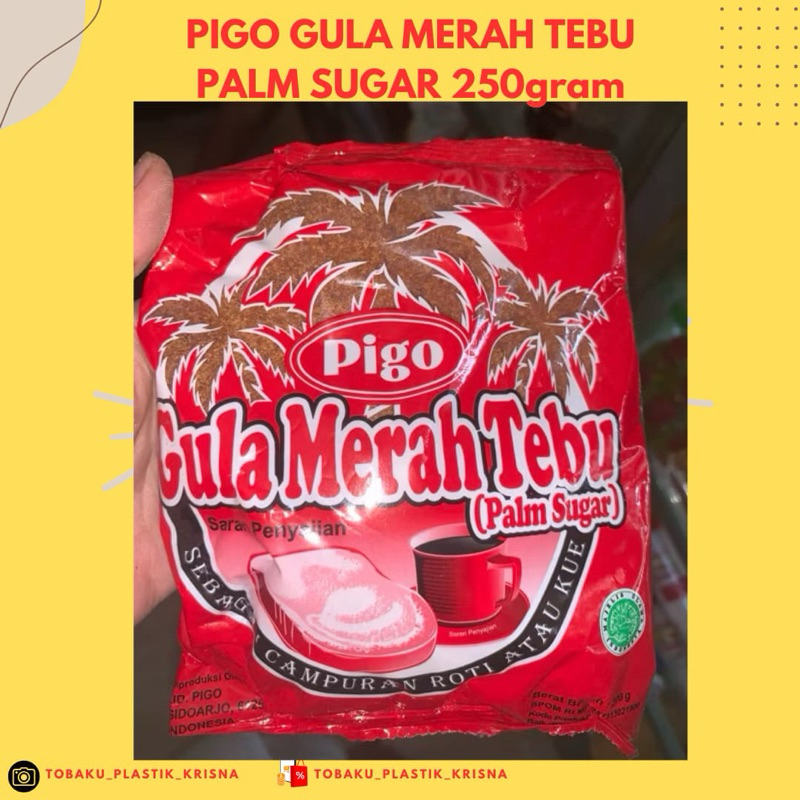 

PIGO GULA MERAH TEBU/GULA PALEM/PALM SUGAR 250gram