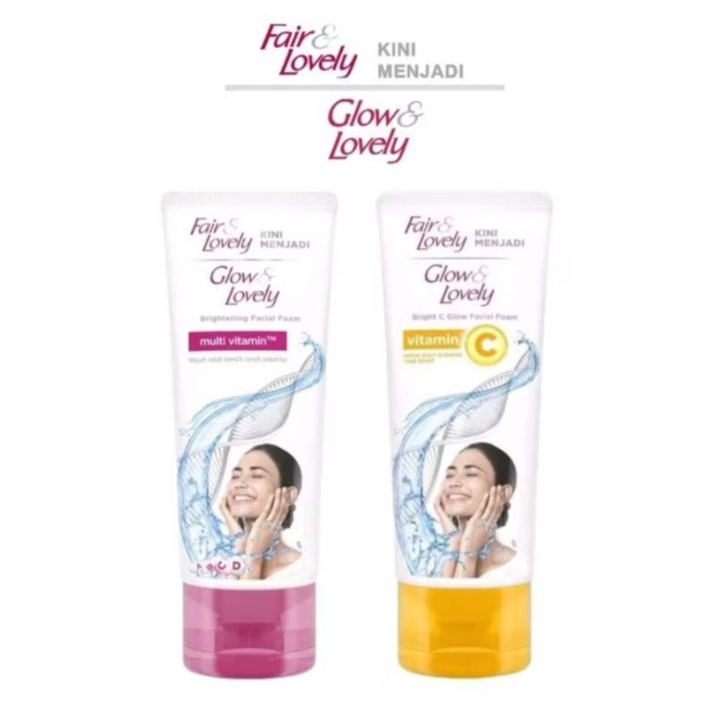 Glow and Lovely (Fair and Lovely) Facial Foam/Facial Wash 100 ml