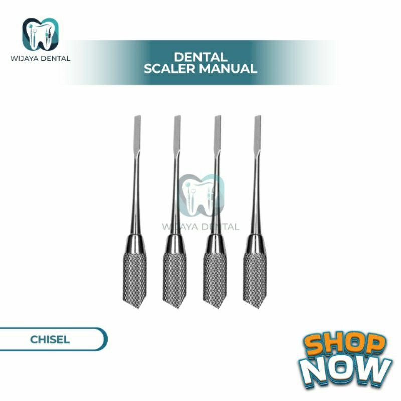 DENTAL SCALER MANUAL / CHISEL SCALER / DENTAL SCALER / SCALER MANUAL PEMBERSIH KARANG GIGI