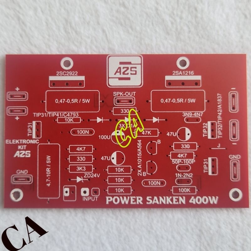 PCB POWER SANKEN SAFARI 400W TEF
