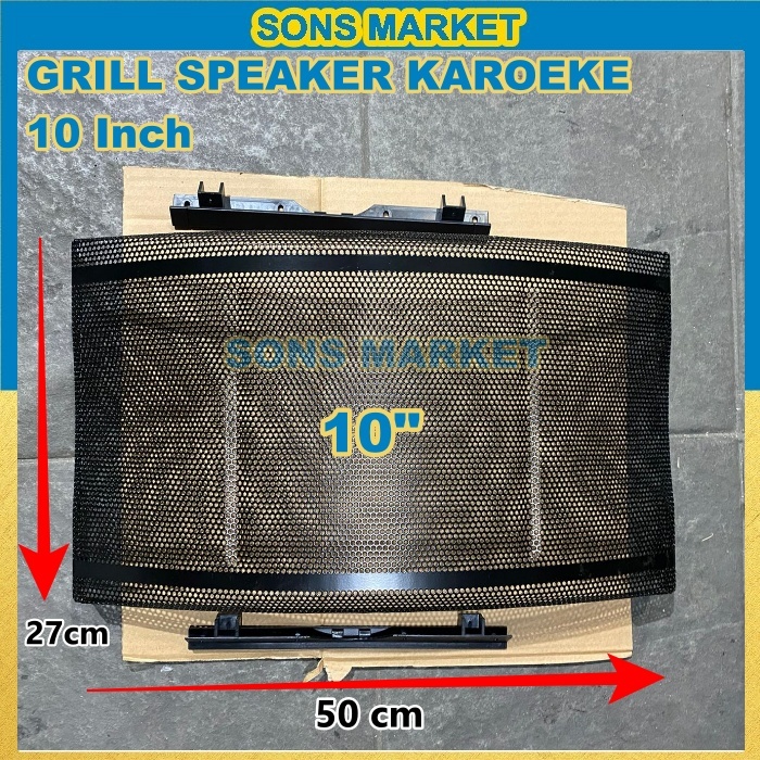 GRILL RAM BOX SPEAKER KARAOKE 10in 10 inch RAM BESI TEBAL IMPORT