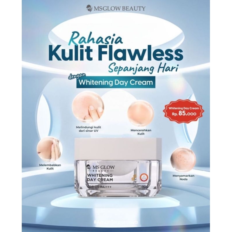 Whitening Day Cream Ms Glow || Pro Whitening Day Cream Ms Glow