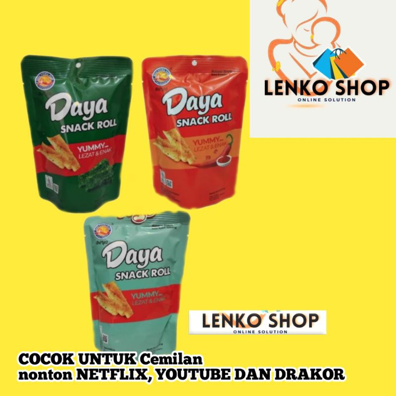 

Daya Snack Roll Yummy Lezat & Enak 10 pcs cocok peneman nonton Netflix, YouTube dan kerja