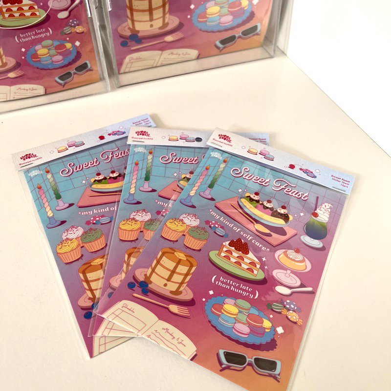 

Sticker Sheet / Sticker Pack - Sweet Feast Vol. 1 - 16pcs Stickers/Stiker