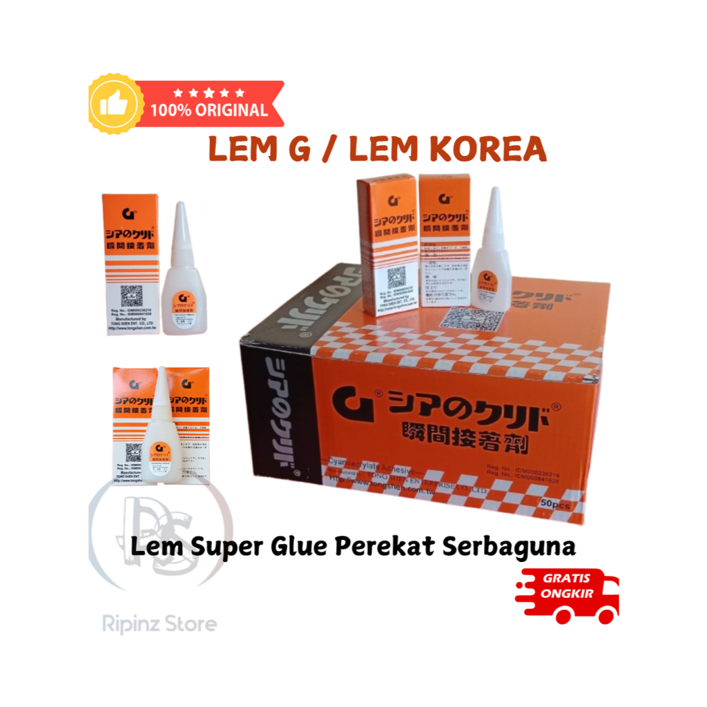

Lem Korea / Lem G / Super Glue / Lem Serba Guna
