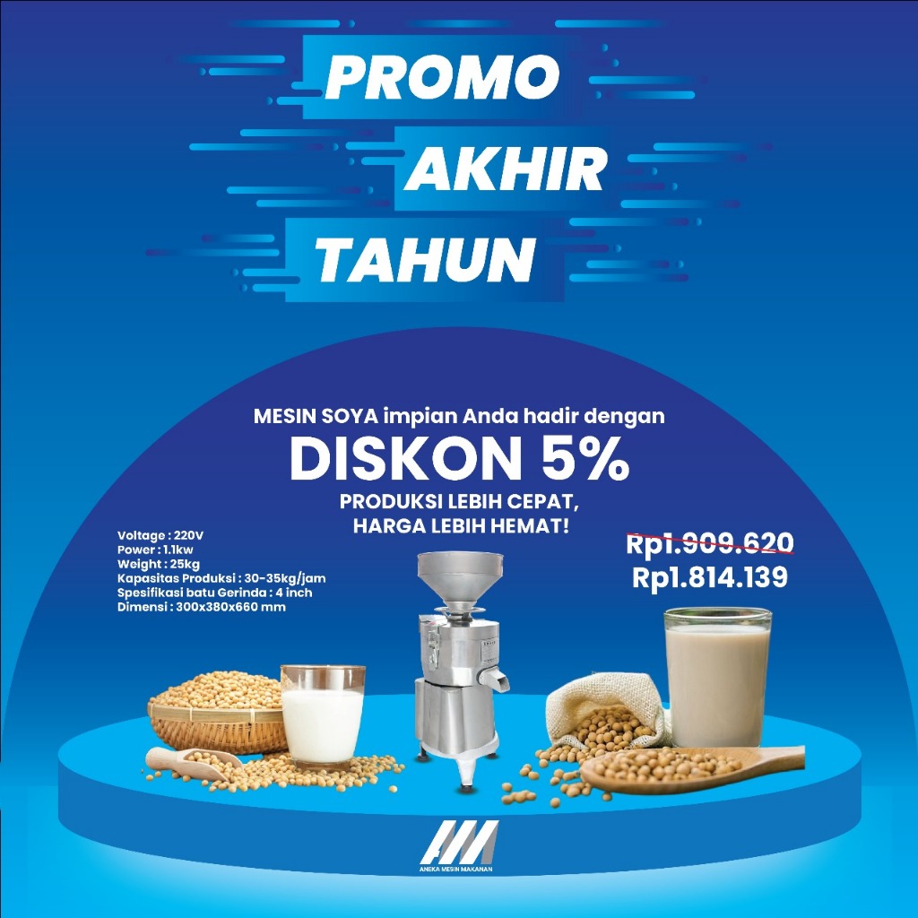Mesin Penggiling Soya | Susu Kedelai | Mesin Susu Kedelai / Soya Bean Machine | Mesin Press Susu Ked