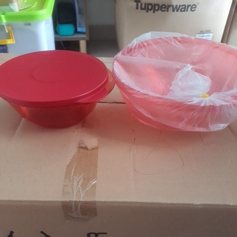 Tupperware 3S Bowl merah