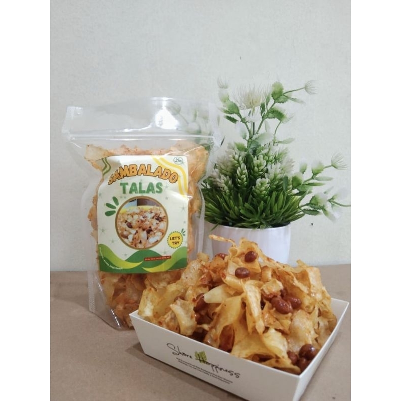 

Sambalado Talas Non MSG dengan rasa Pedas Asam Manis Gurih