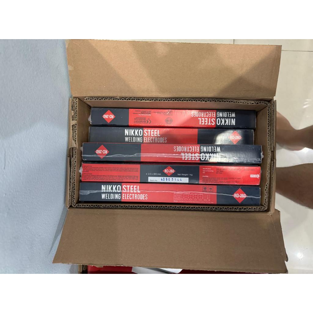Kawat Las Nikko RD260 2.6mm 1 KG / RD 260 2.6 MM STEEL - 1 KG