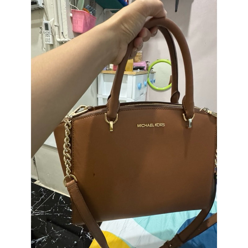 MK ELLIS SATChel BRown