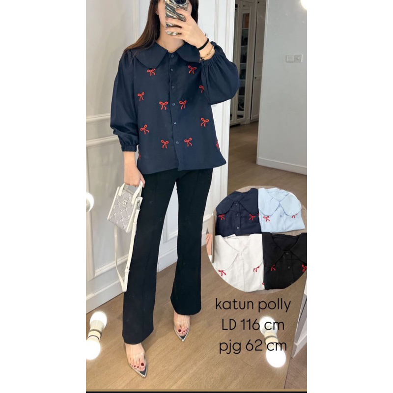 BLOUSE PITA BORDIR // BLOUSE WANITA BORDIR