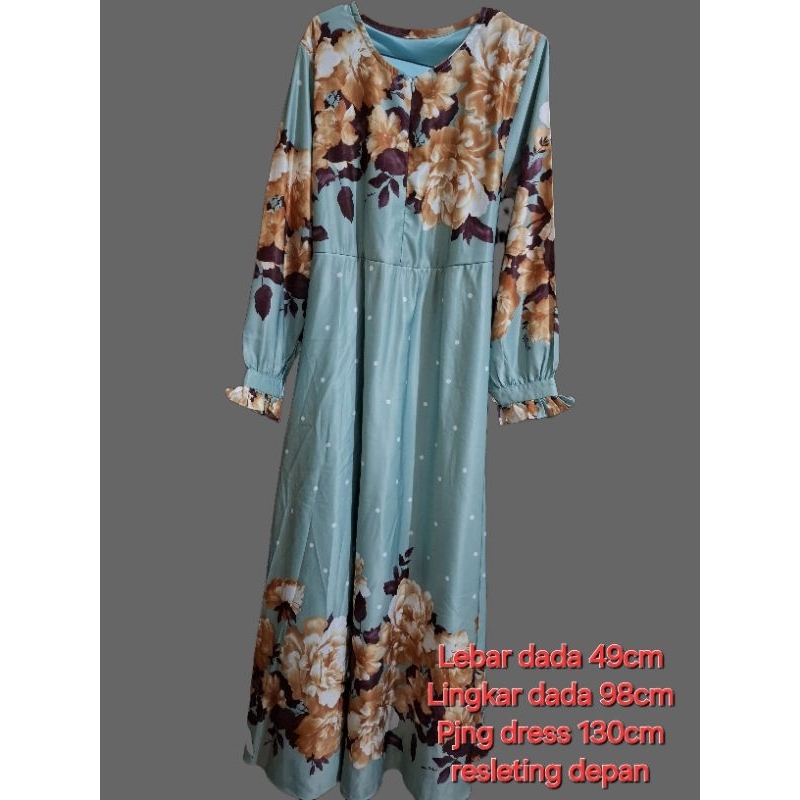 Preloved gamis dress bahan maxmara