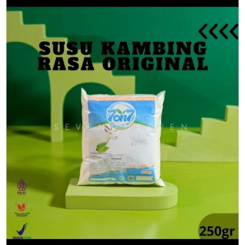 

Susu kambing original dengan beraneka rasa berat 250gr