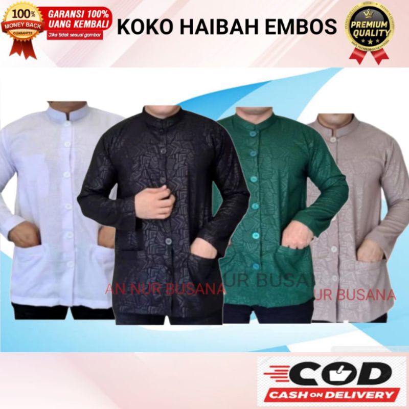 BAJU KOKO HAIBAH EMBOS DEWASA SULTAN ANNUR