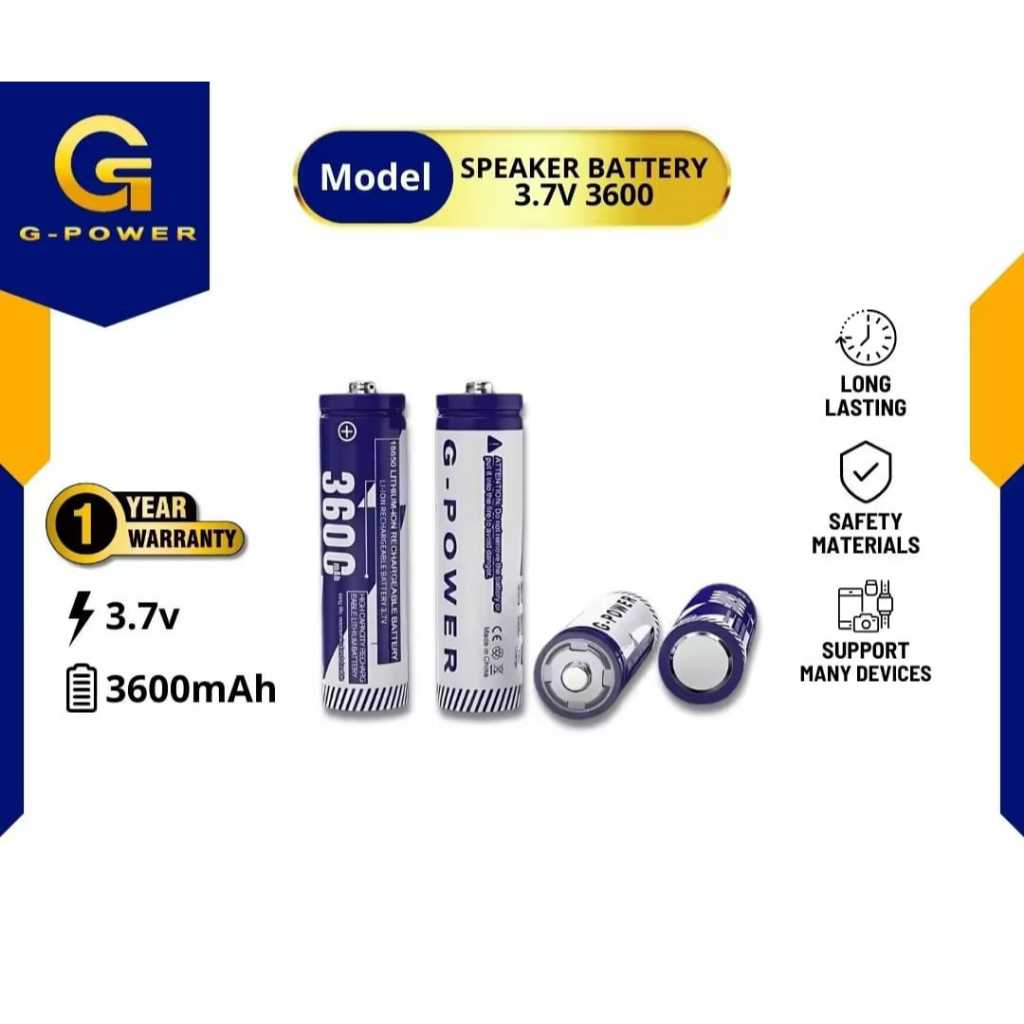 Baterai Cas Ulang 18650 Real 1800 mAh 3.7 Volt 100% ORI dan REAL KAPASITAS