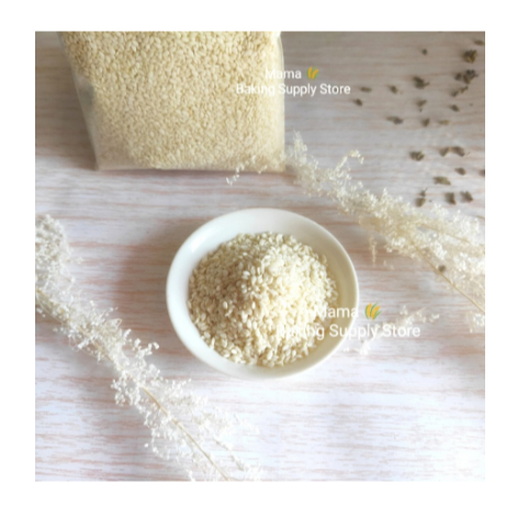 

White Sesame Seeds biji wijen putih 100 gr Bersih Kualitas Bagus